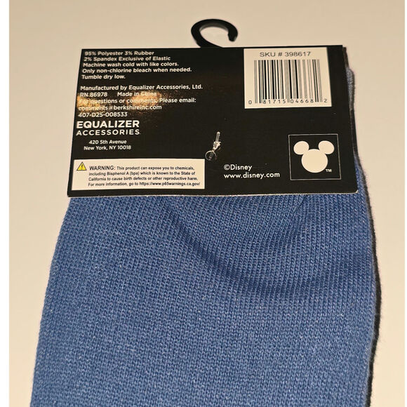 Three pairs Eeyore crew socks Adult Size 9-13 - Picture 7 of 7